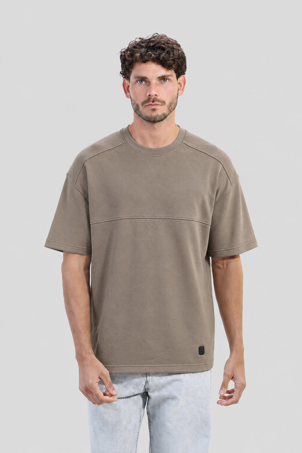 Crew Neck Over Size T-shirt