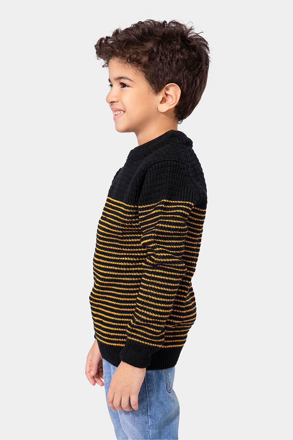 Black Crew Neck Pullover