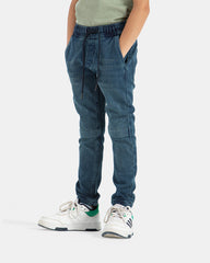 Dark Blue Jeans Jogger Pants 