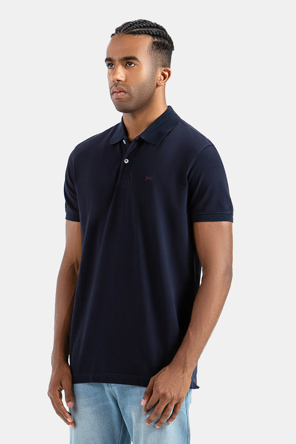 Navy Basic Polo Shirt 