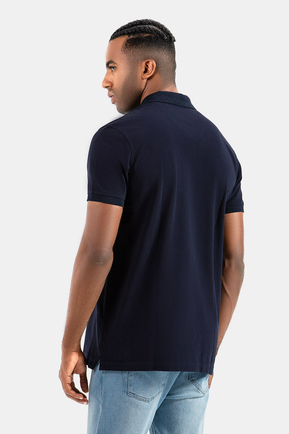 Navy Basic Polo Shirt 