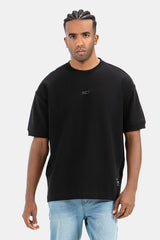 Black Crew Neck Oversize T-Shirt