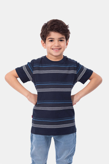 Navy- t-shirt- kids