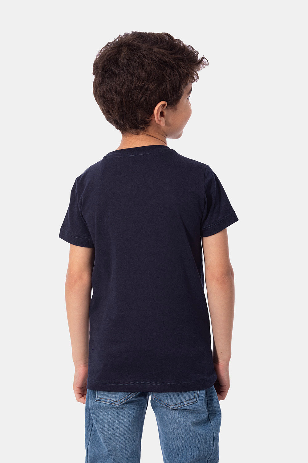 Navy Printed Tshirt