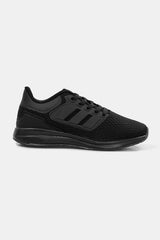 Black running shoes