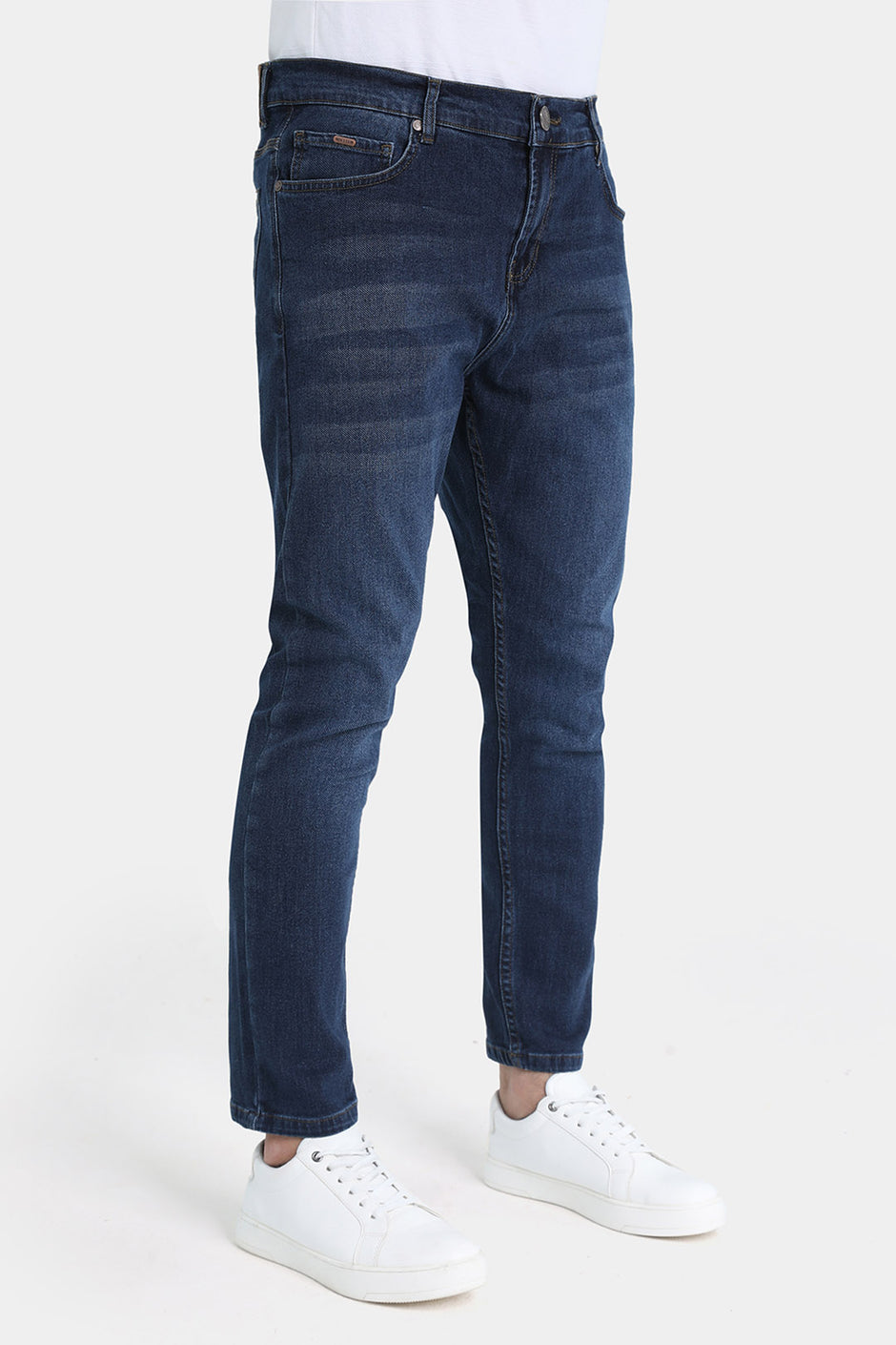 navy slim fit jean pants