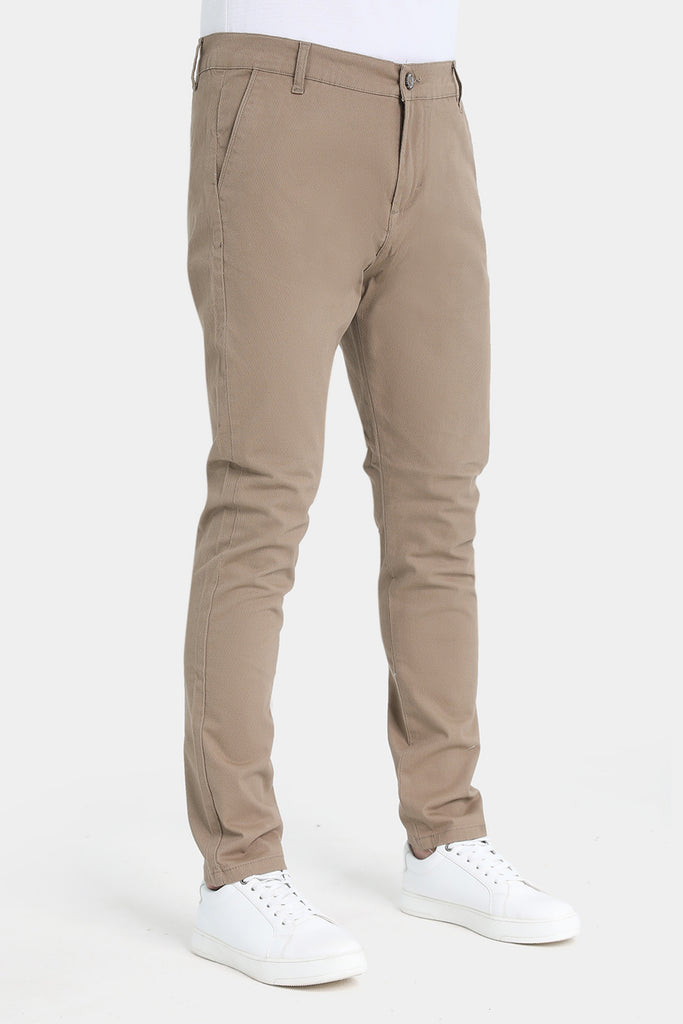 Coffee Slim Fit Chino Pants