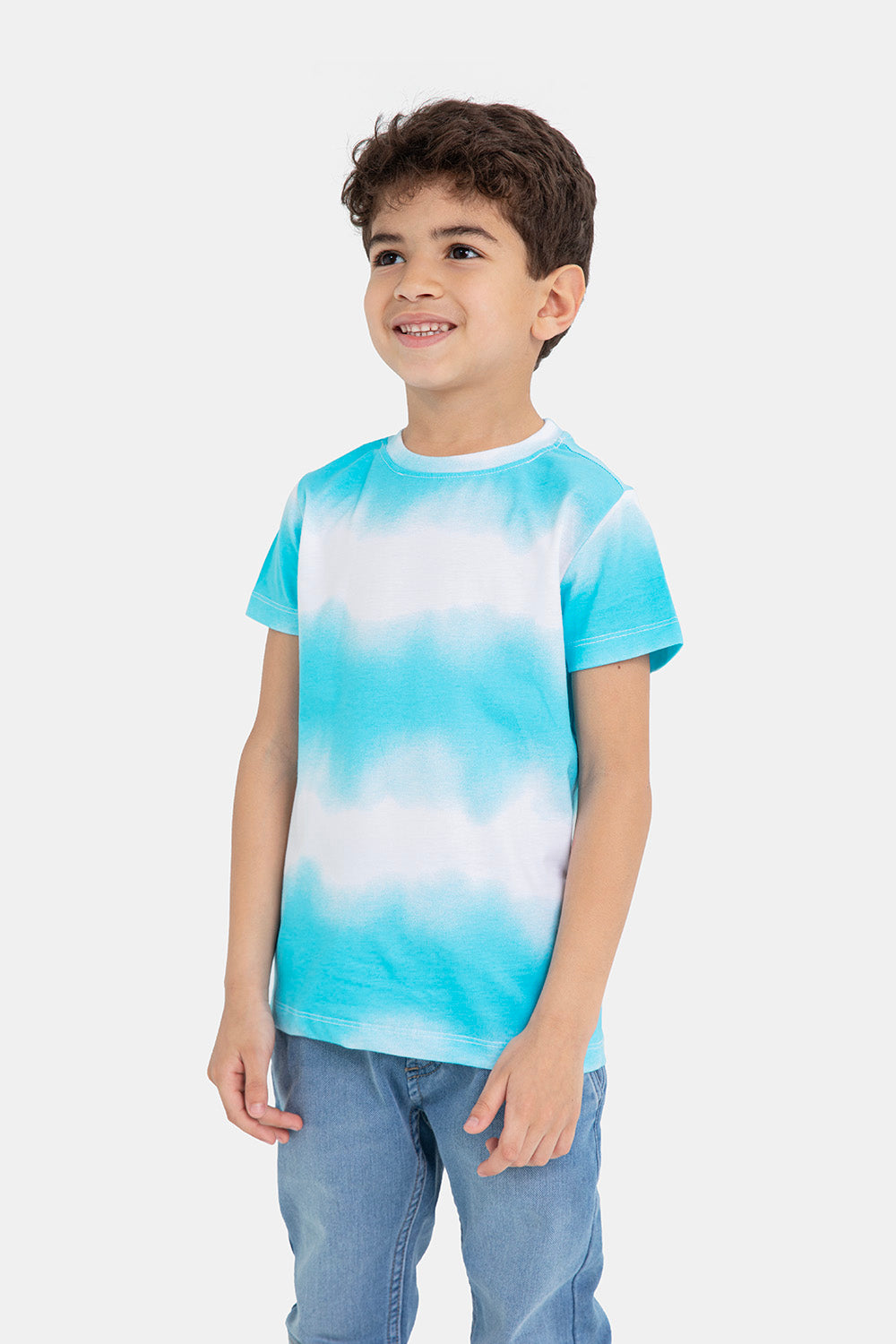 Aqua Printed Tshirt