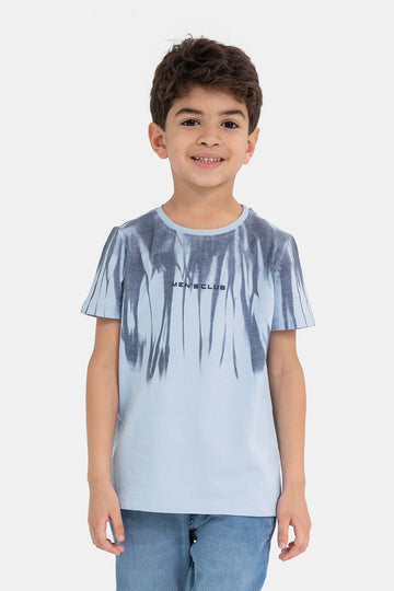 Skyblue Printed Tshirt