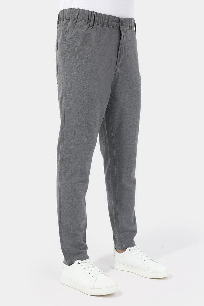 Dark Grey Slim Fit Chino Pants