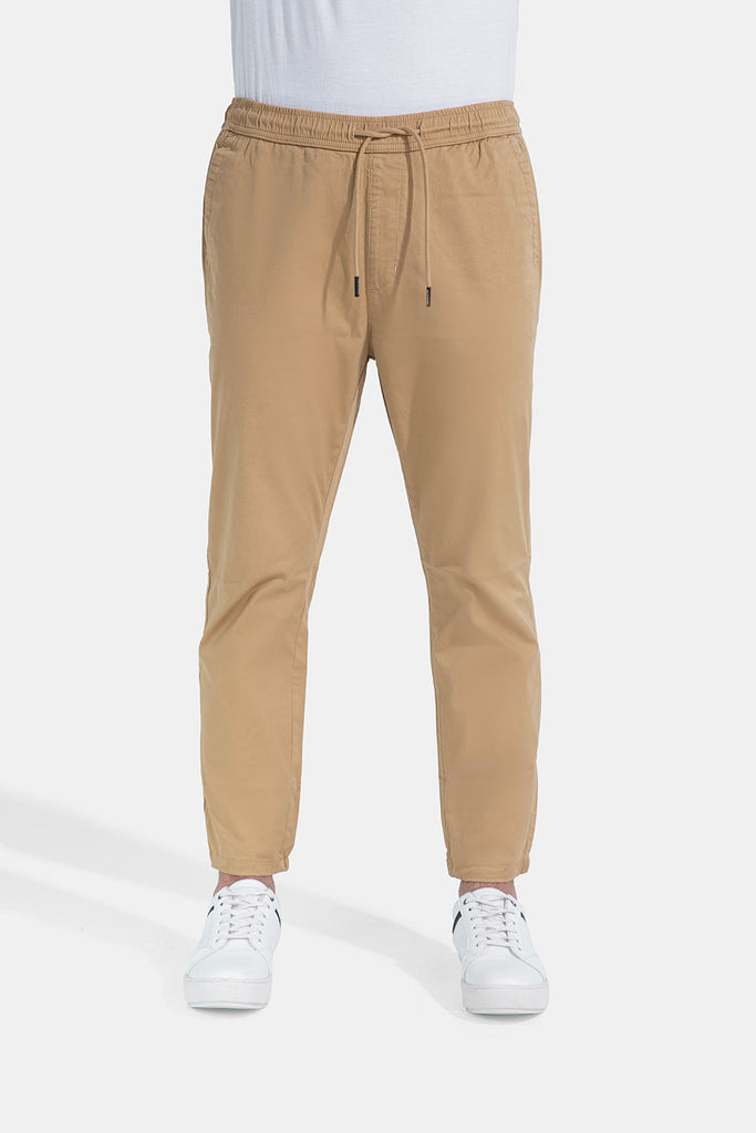 Camel Slim Fit Jogger Pants