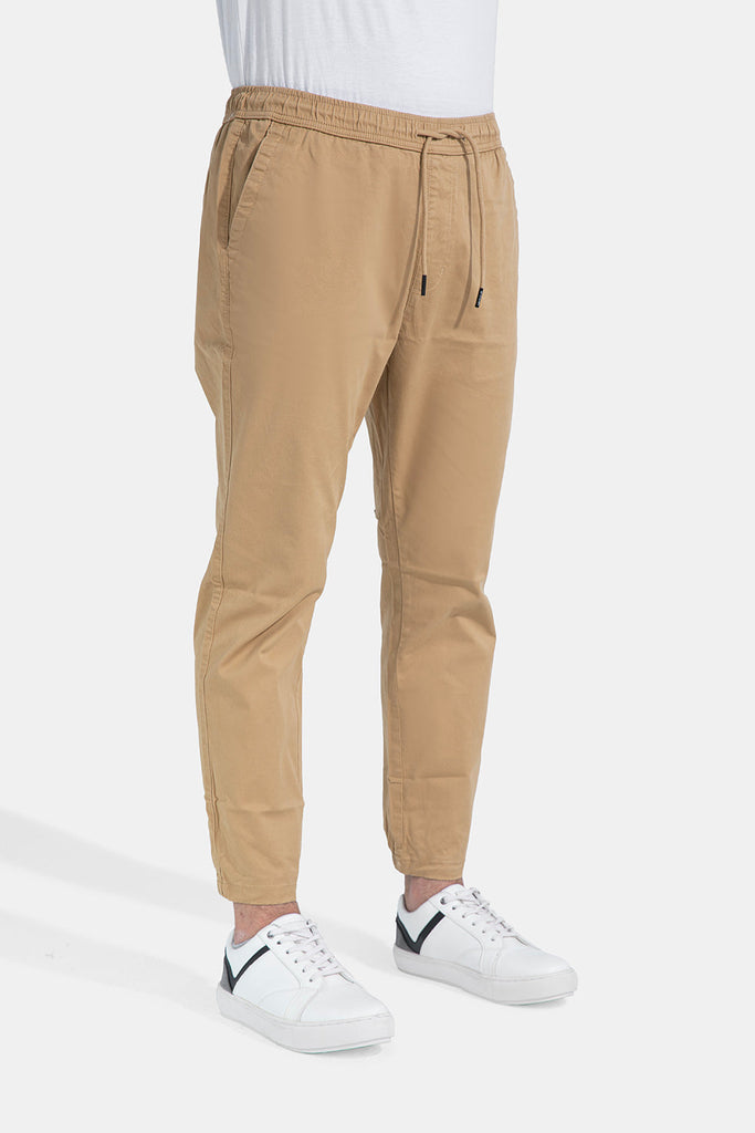 Camel Slim Fit Jogger Pants