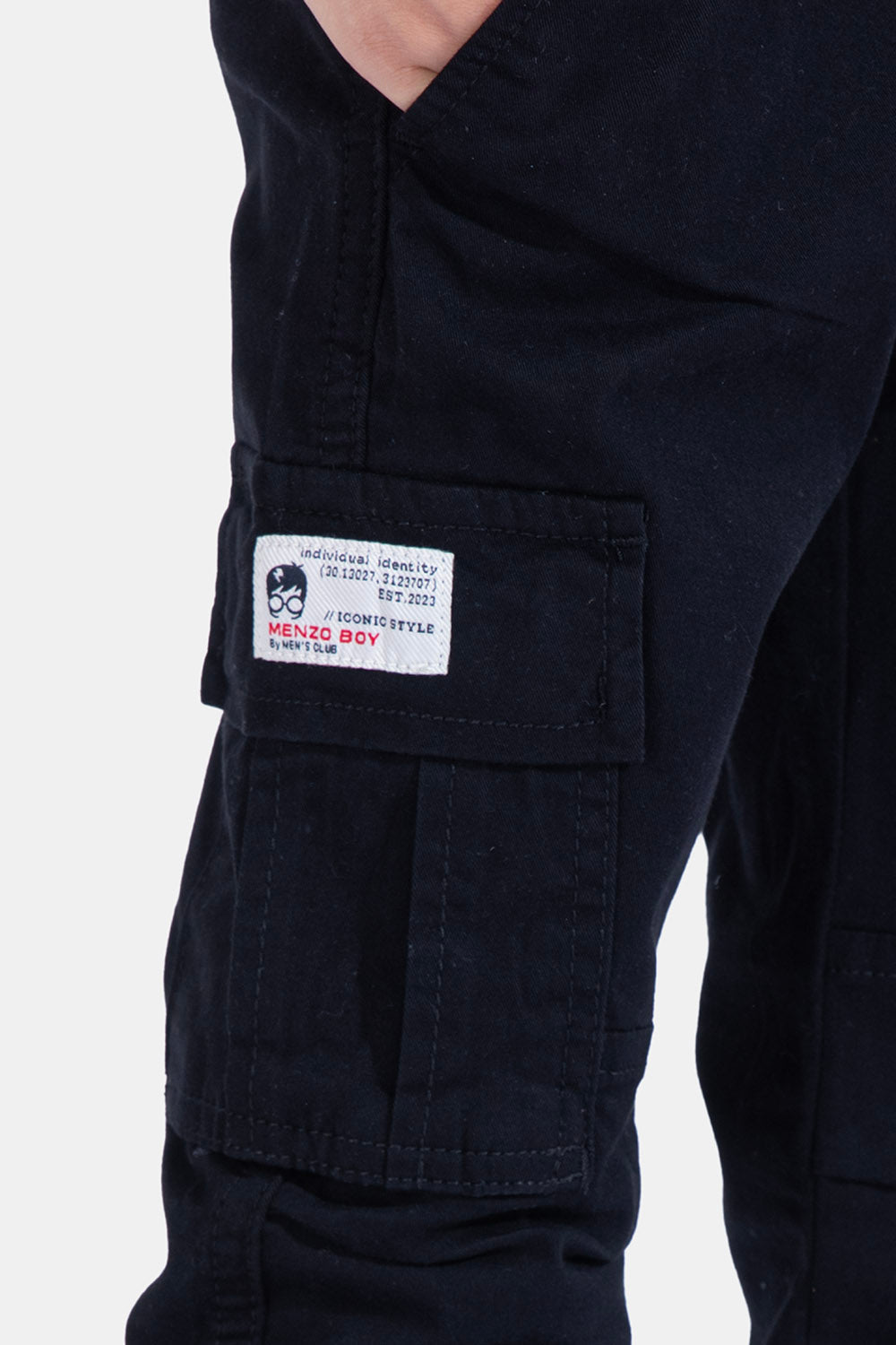 black gabardine pants jogger