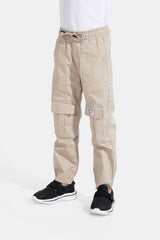 beige chino jogger pants