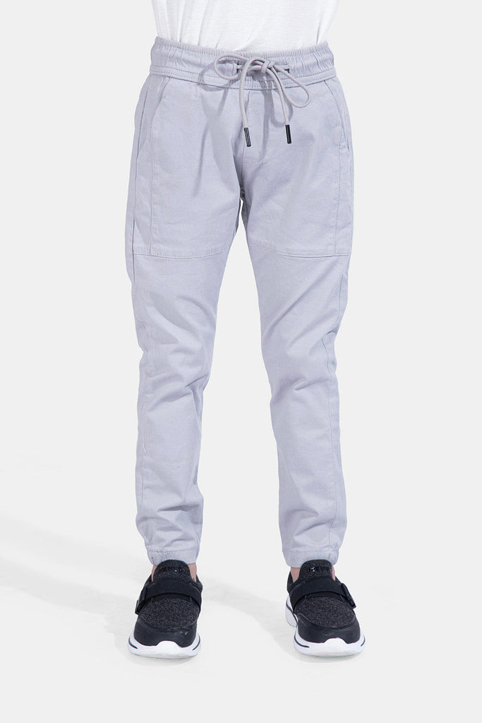 Silver Chino Pants Jogger