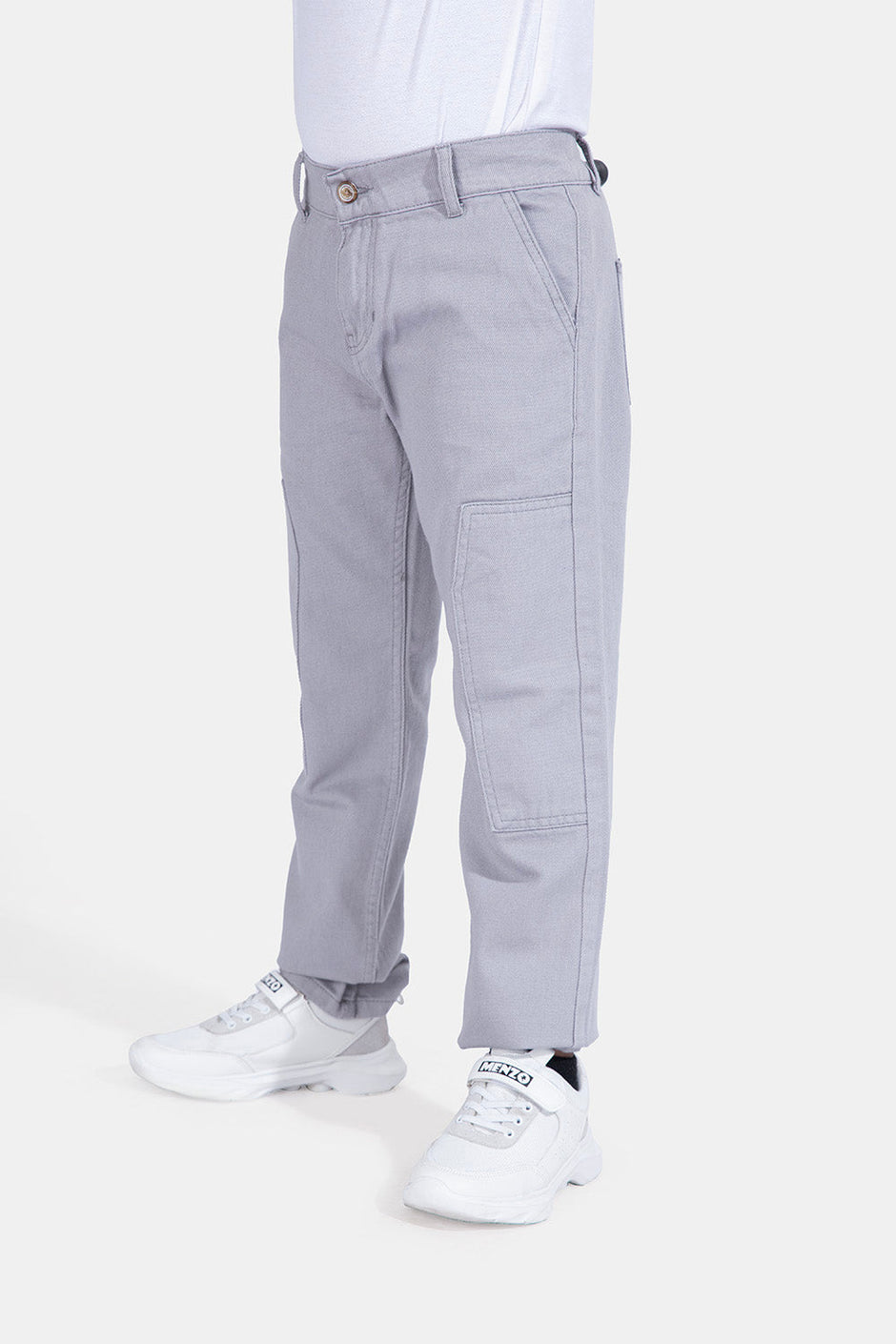 Silver Chino Pants Jogger