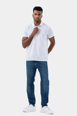 White Basic Polo Shirt