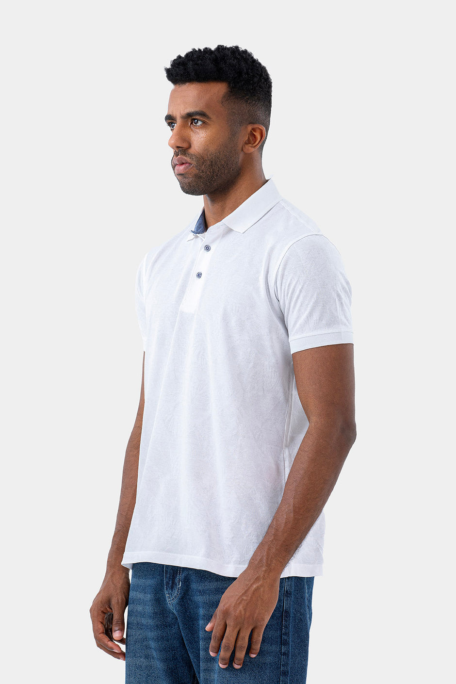 White Basic Polo Shirt