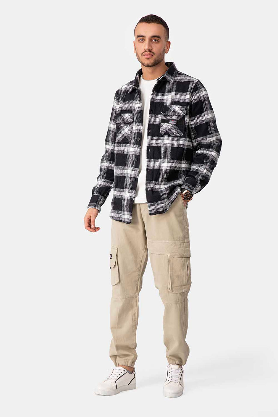 Black Flannel Shirt