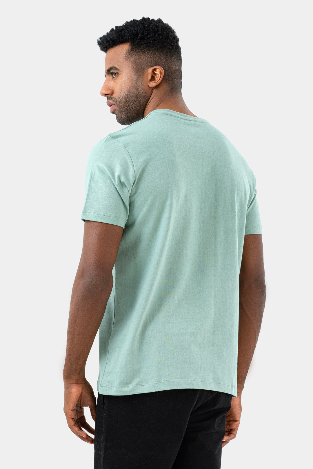 Mint Printed Crew Neck T-Shirt