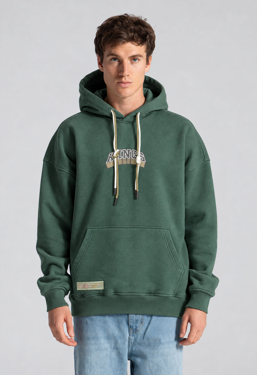 Over Size Printed Hoodie Sweatshirt