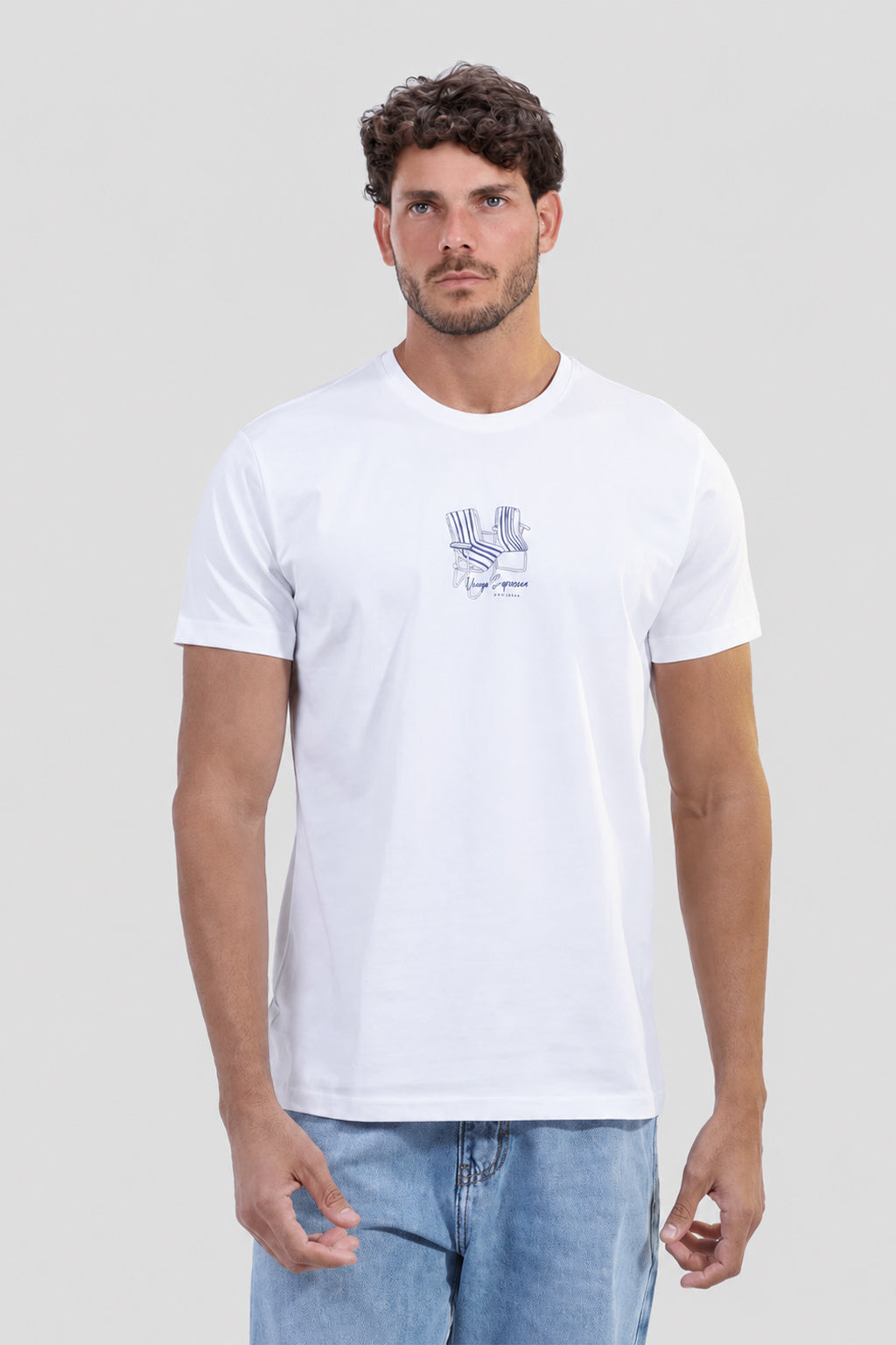 Crew Neck Printed T-shirt