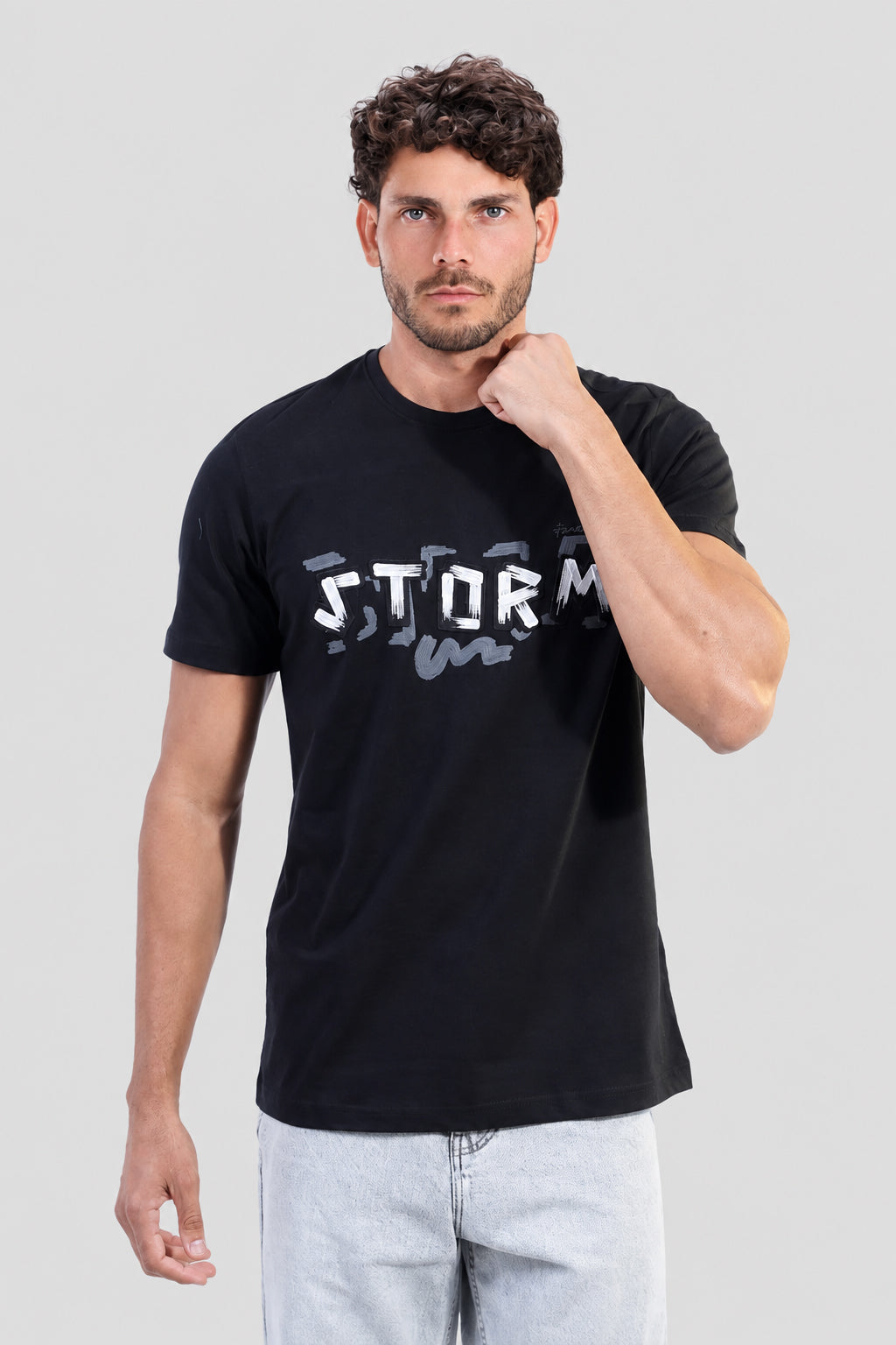 Crew Neck Printed T-shirt
