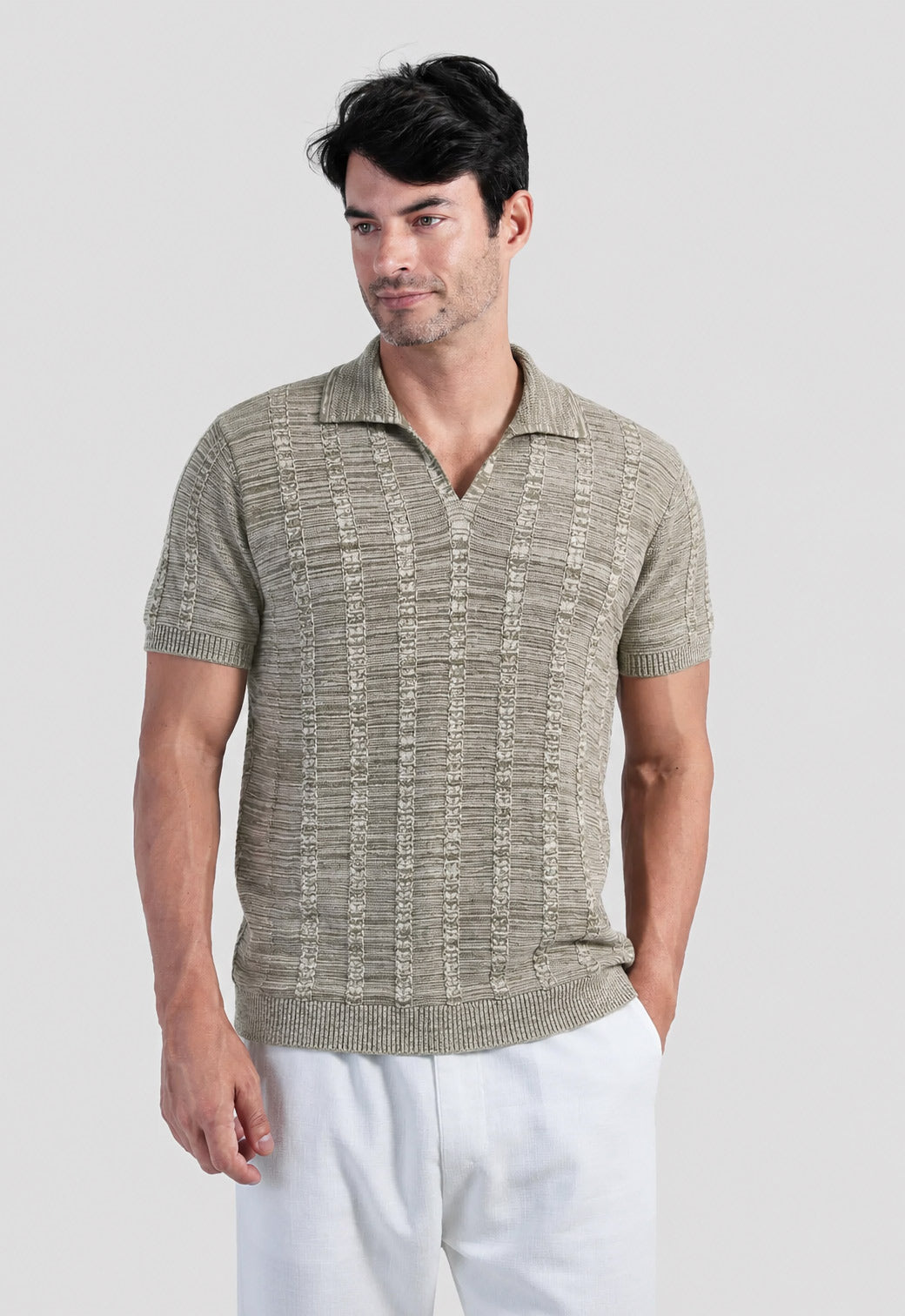 Knitted Polo Shirt