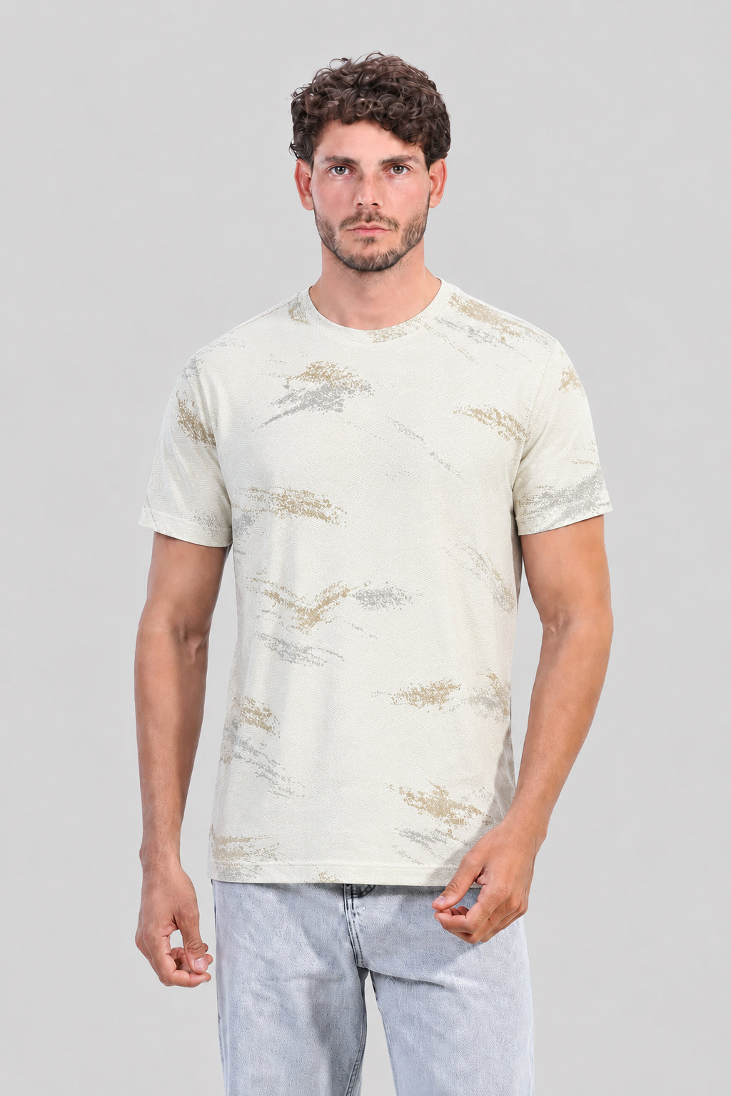 Crew Neck Printed T-Shirt