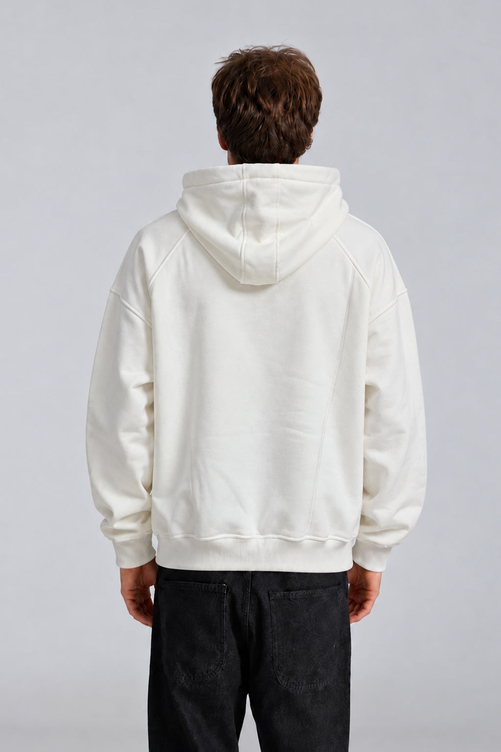 Basic Box Fit Hoodie Sweatshirt
