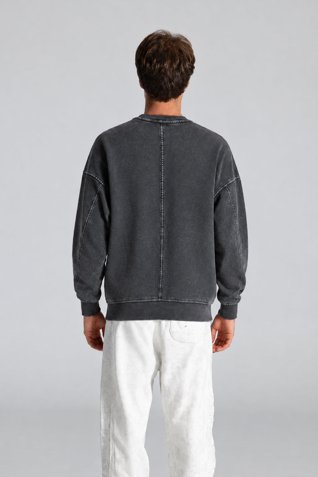 Over Size Crew Neck Sweatshirt