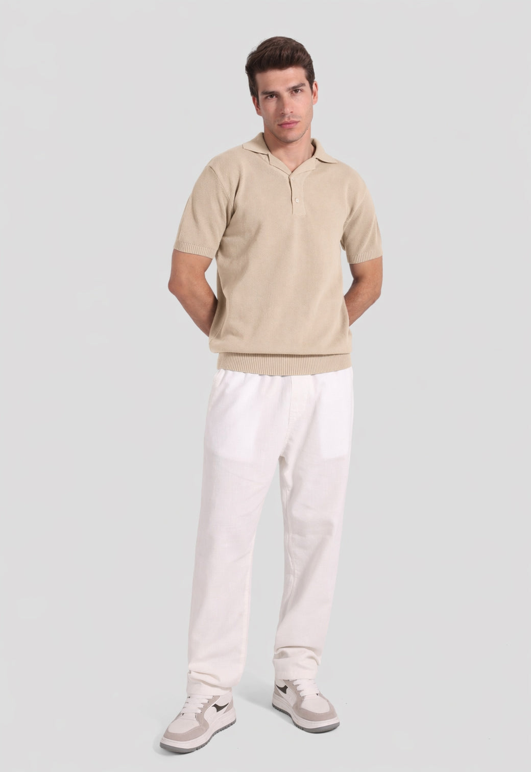 Knitted Polo Shirt