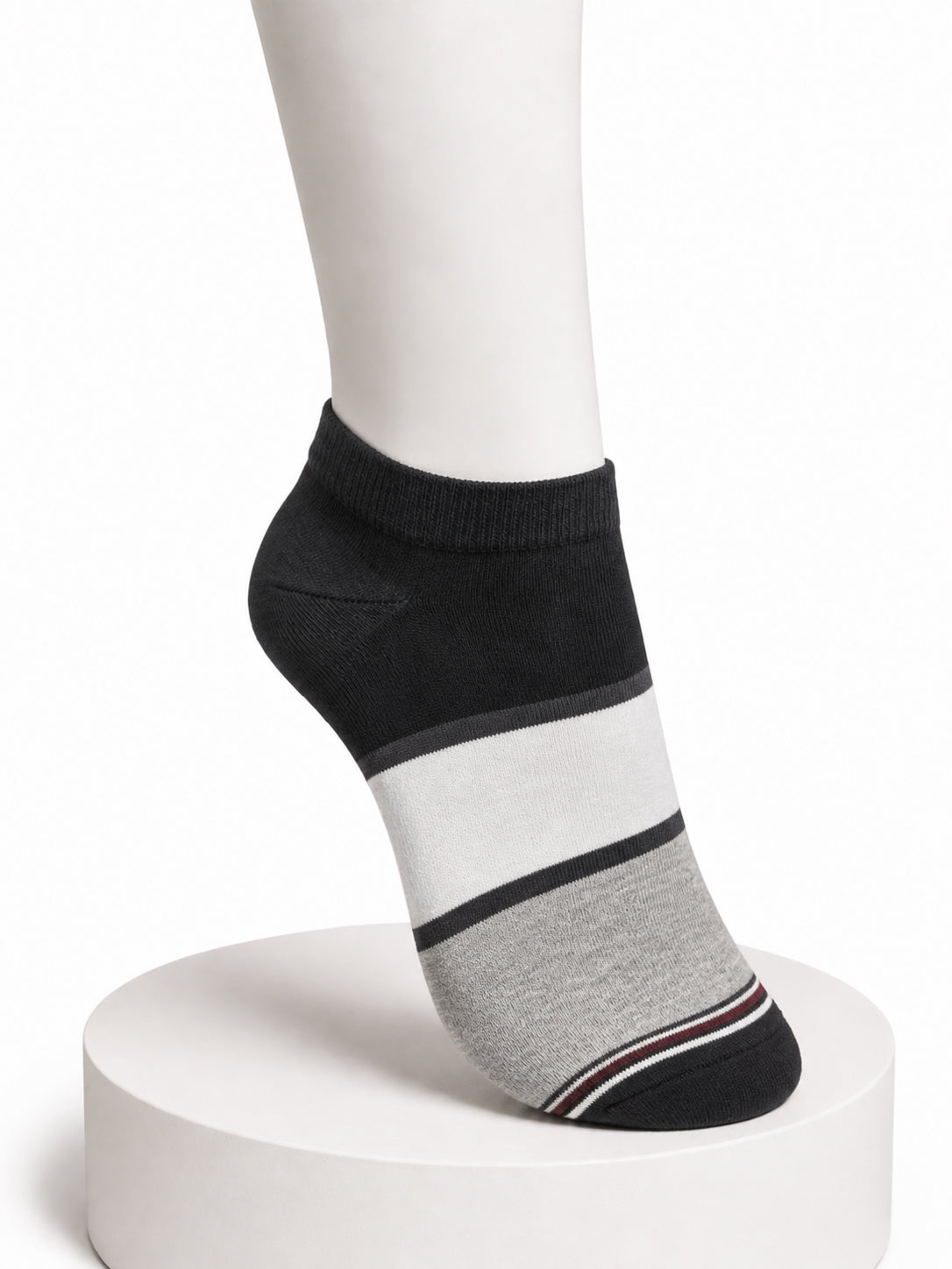 Black Medium Towel Socks