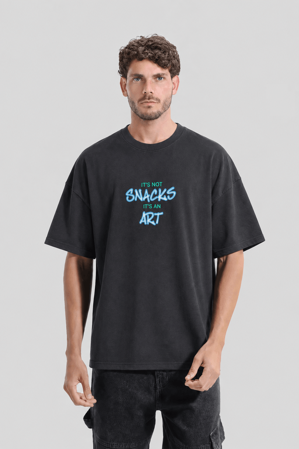 Crew Neck Over Size T-shirt