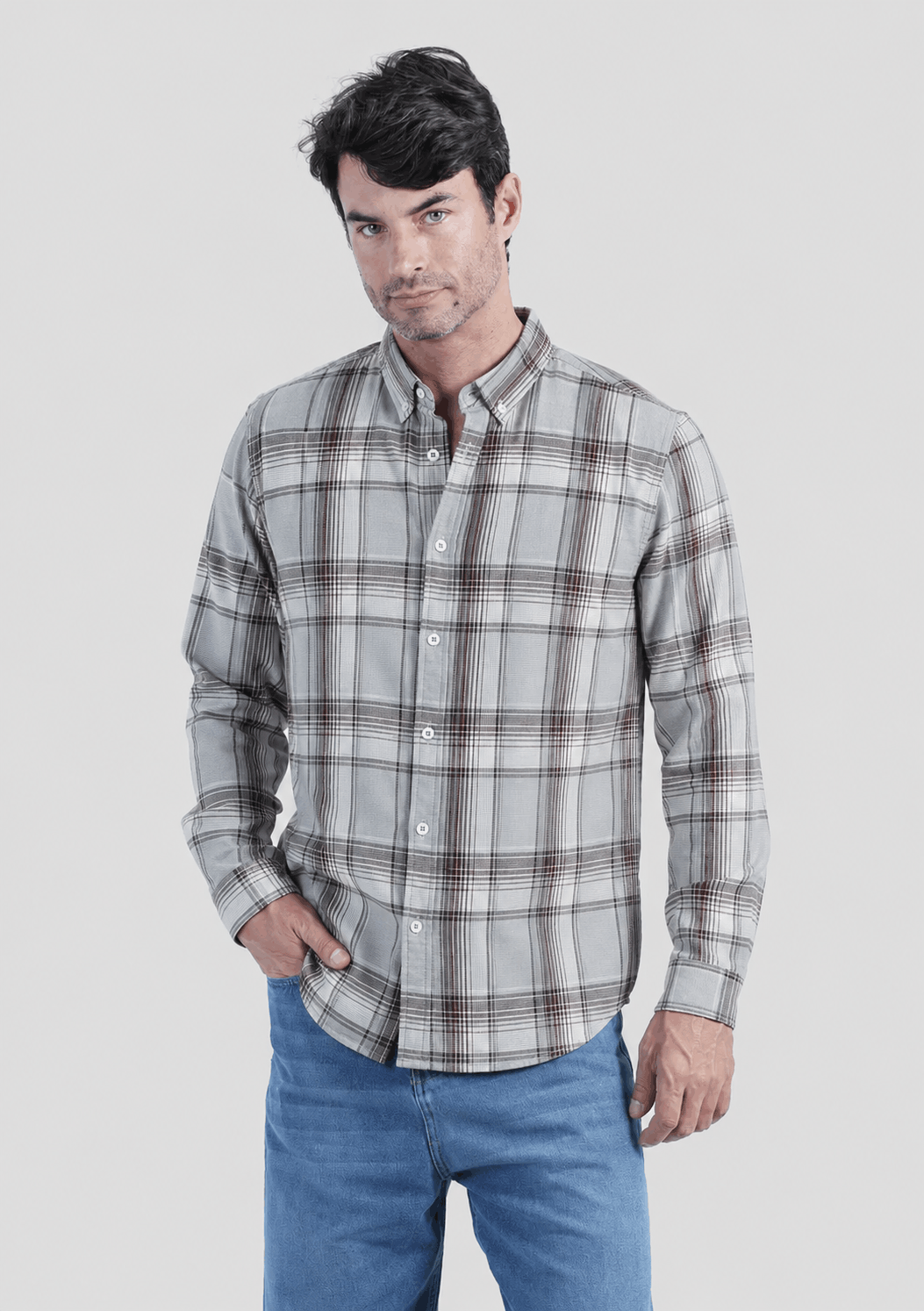 Slim Fit Checked Shirt
