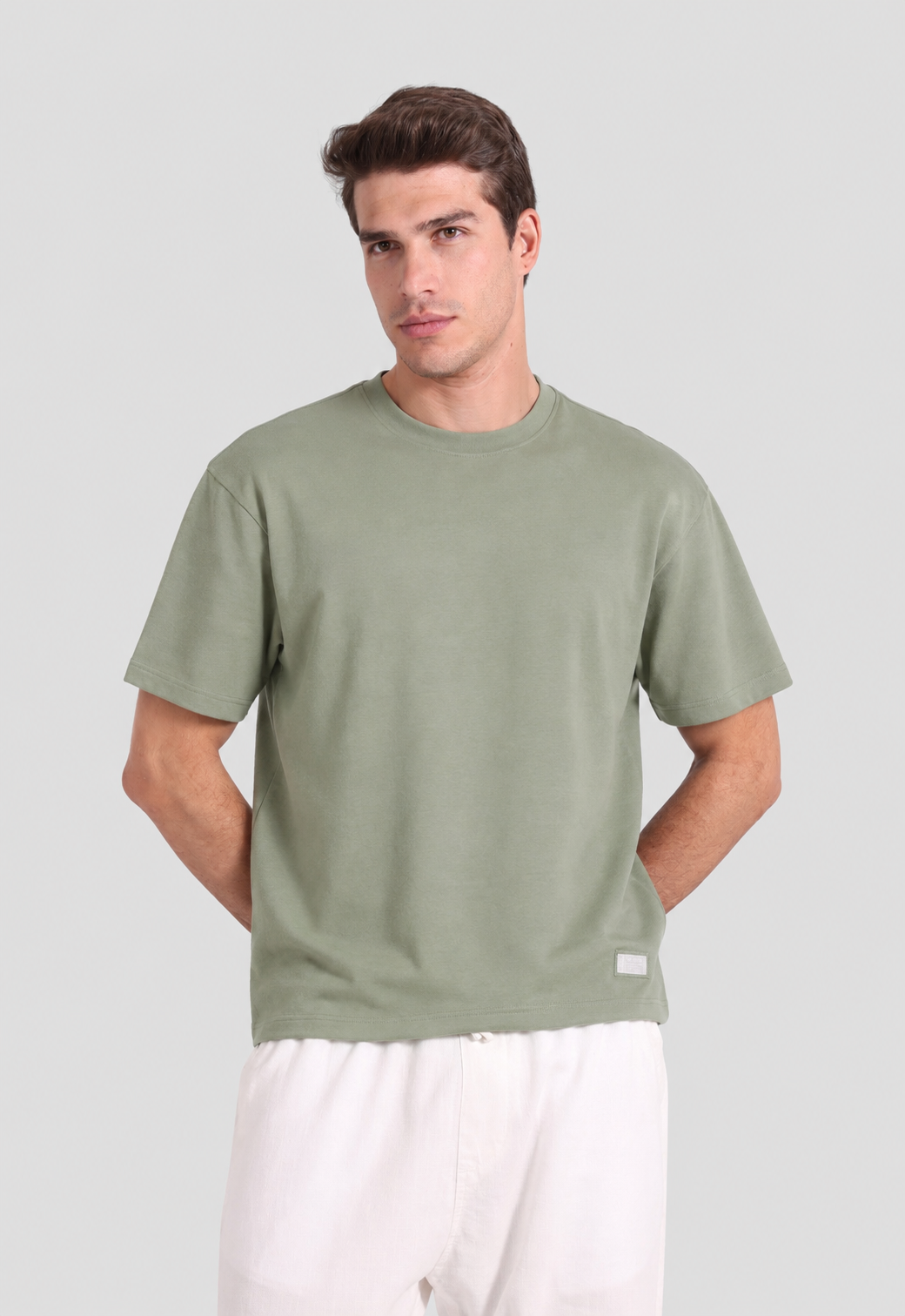 Crew Neck Over Size T-shirt