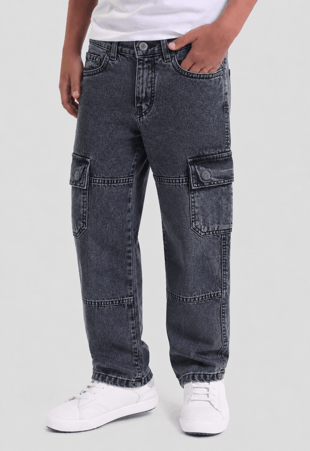 kids Wide Leg Denim Pant