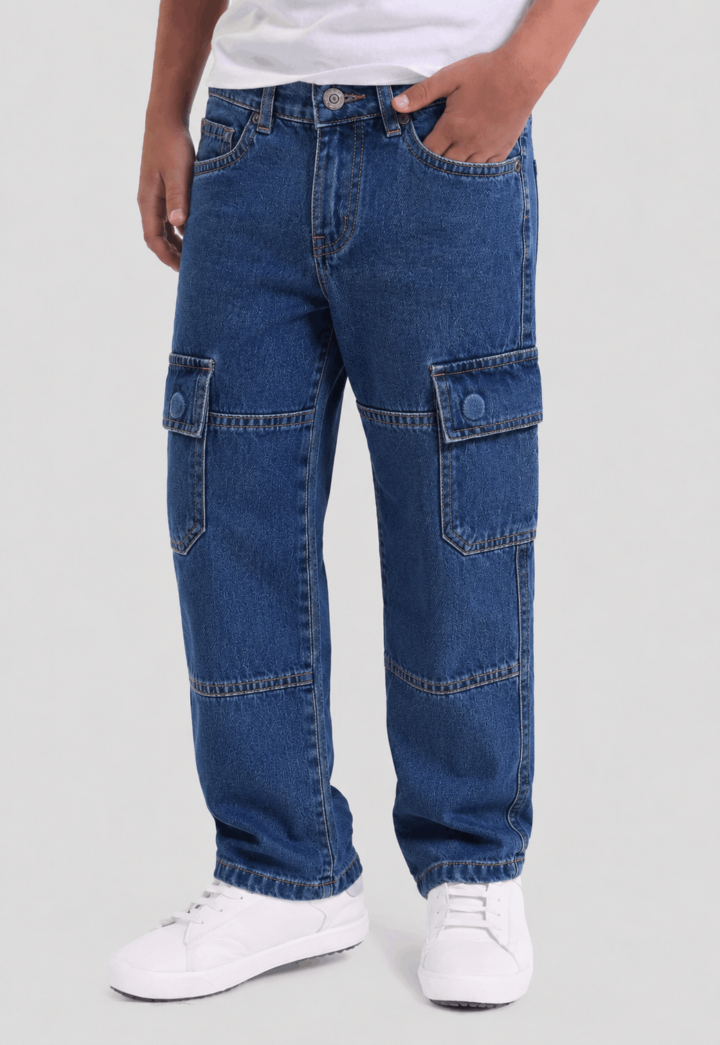 kids Wide Leg Denim Pant