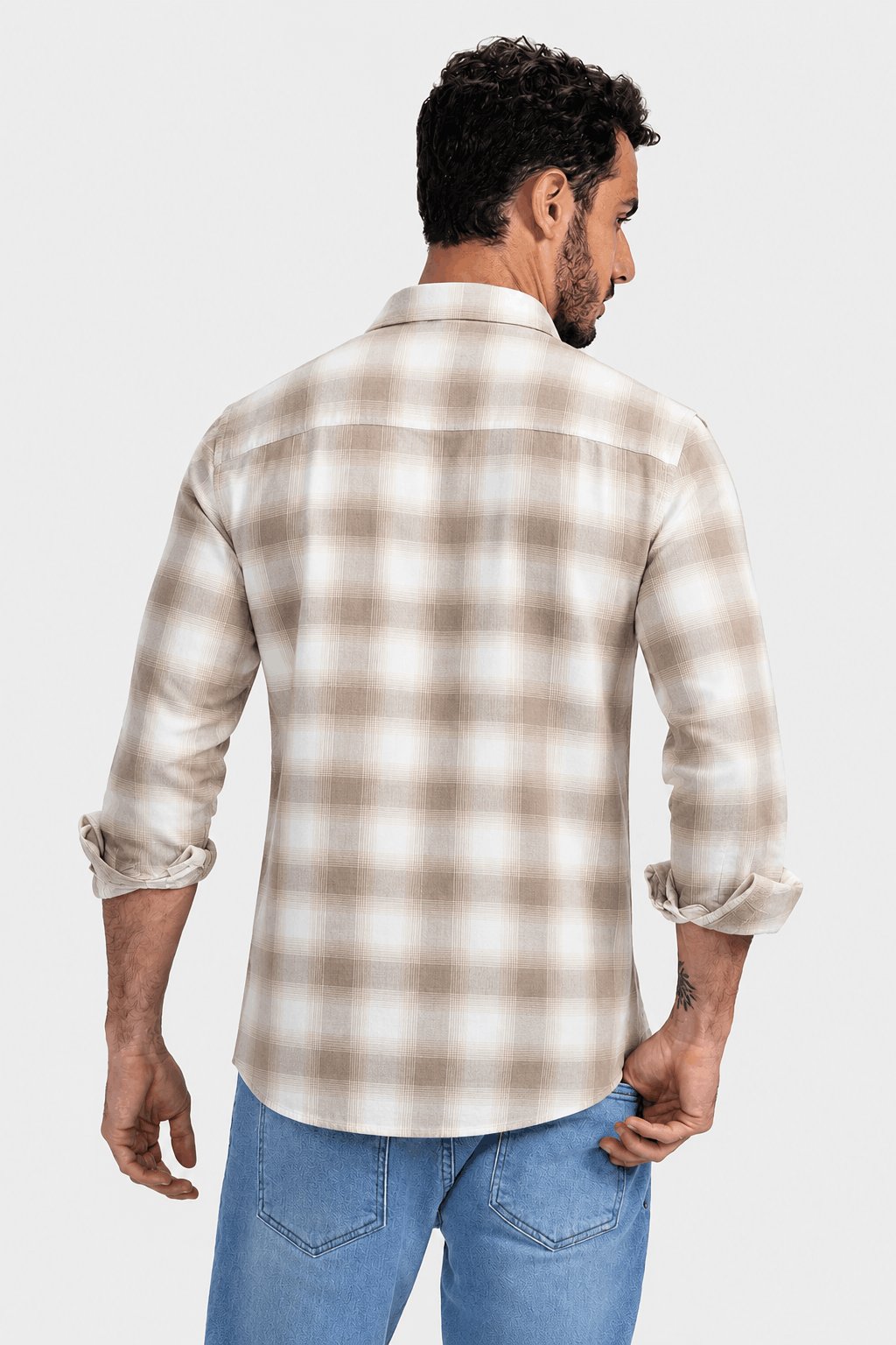 Slim Fit Checked Shirt