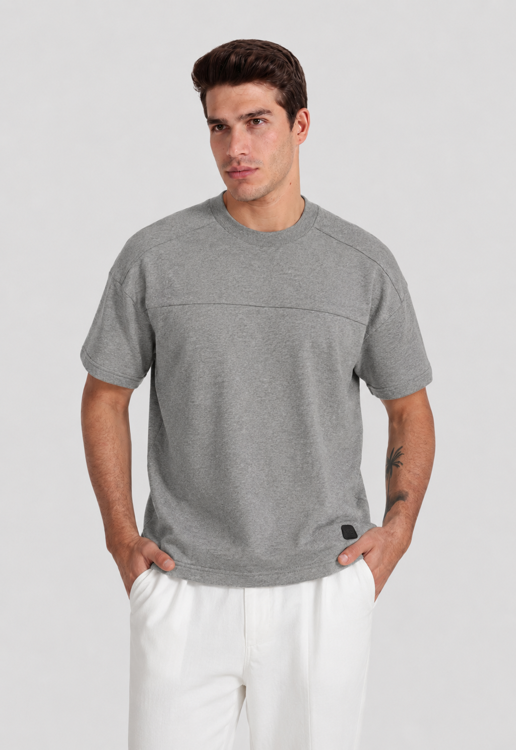 Crew Neck Over Size T-shirt