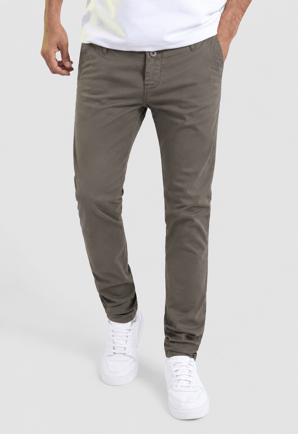 Basic Slim Fit Chino Pants