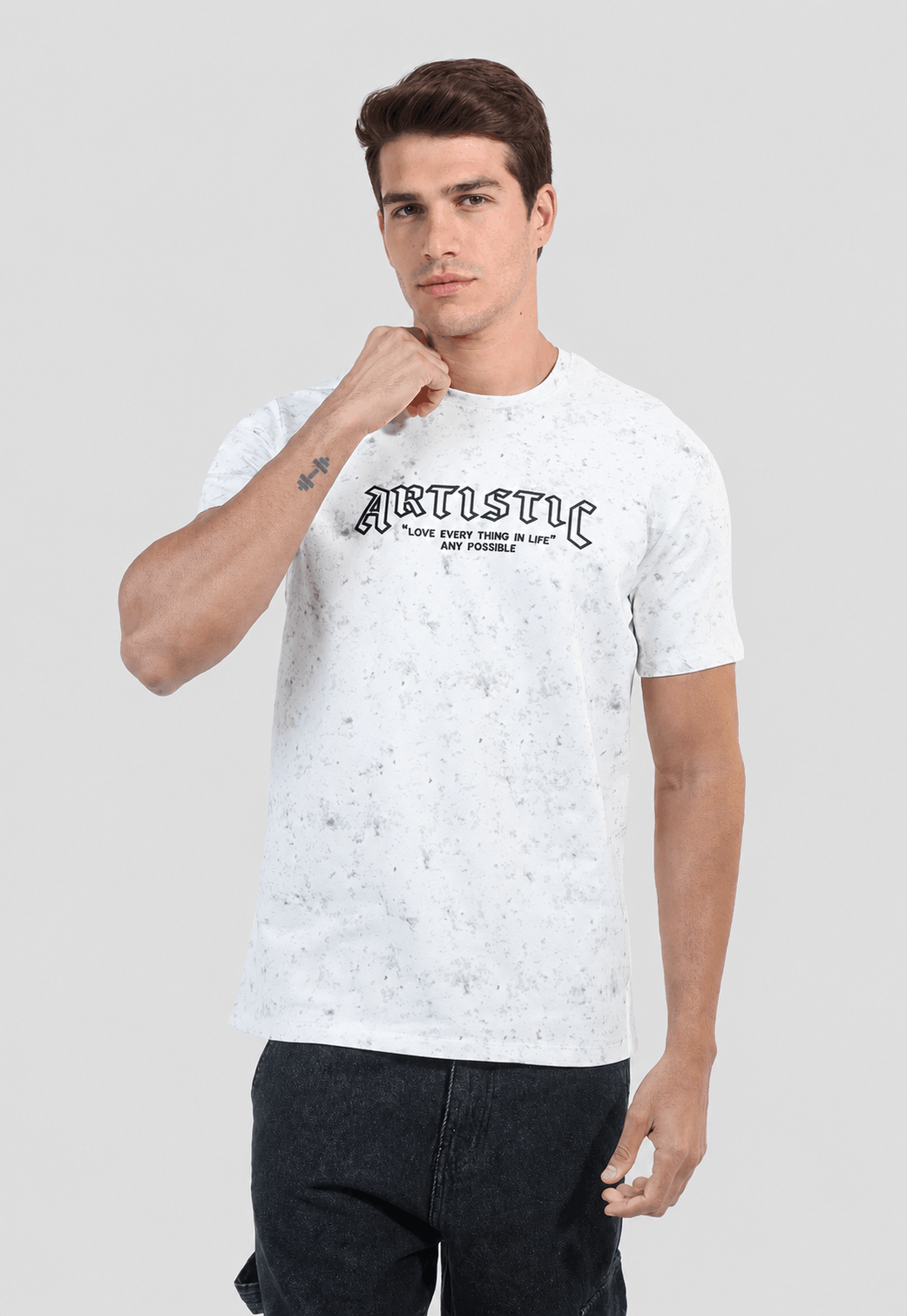 Crew Neck Printed T-Shirt