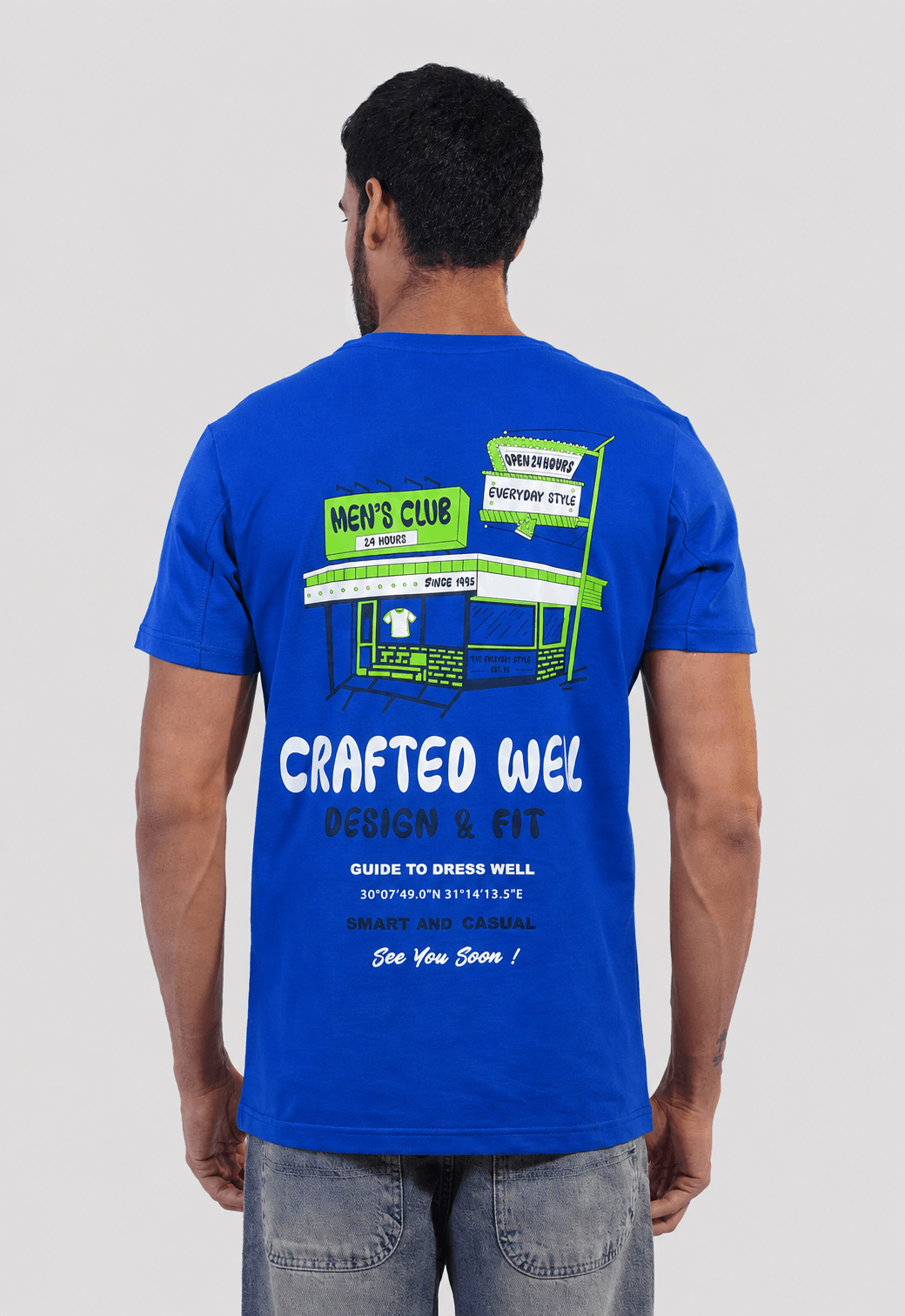 Crew Neck Printed T-Shirt