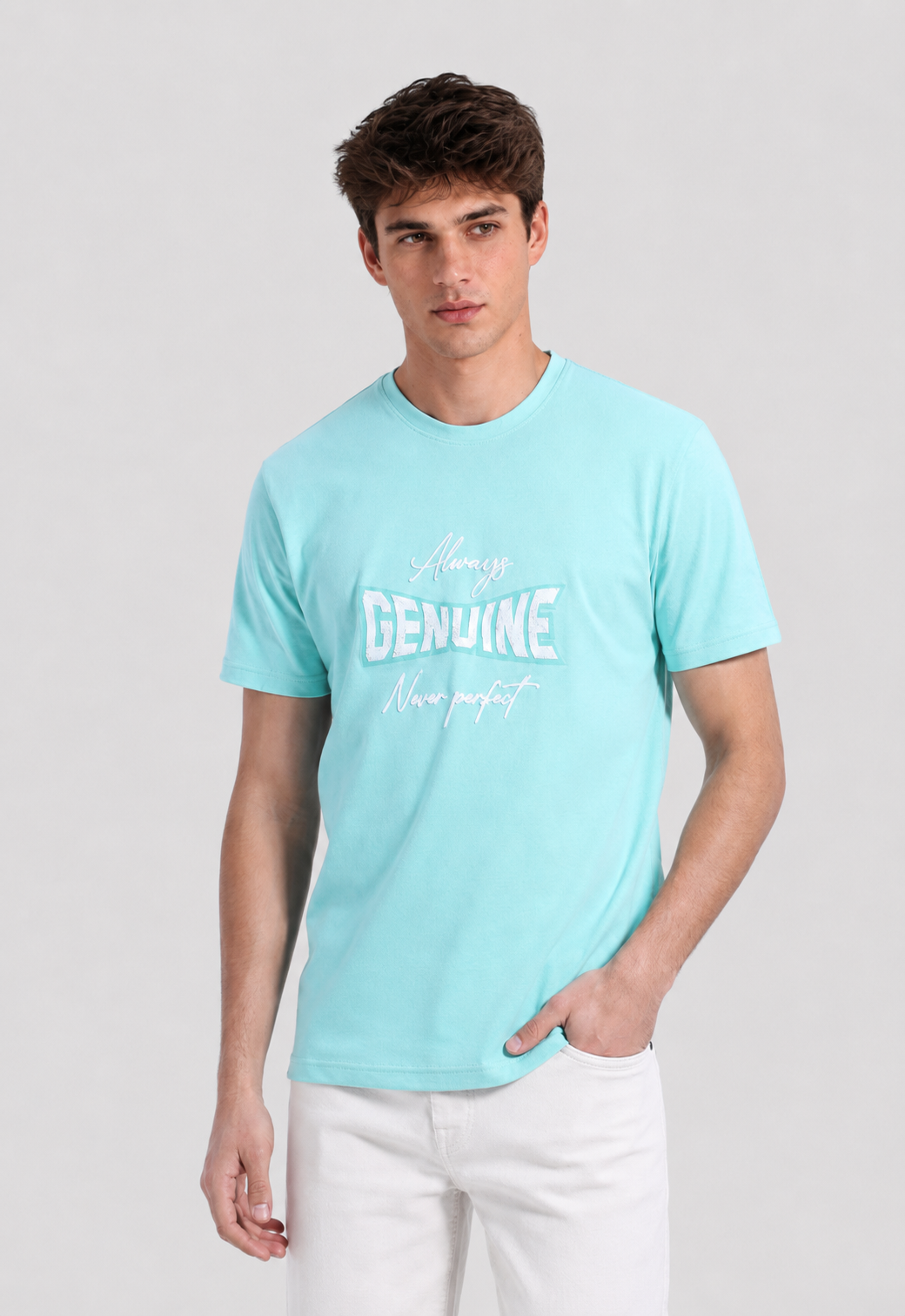 Crew Neck Printed T-Shirt