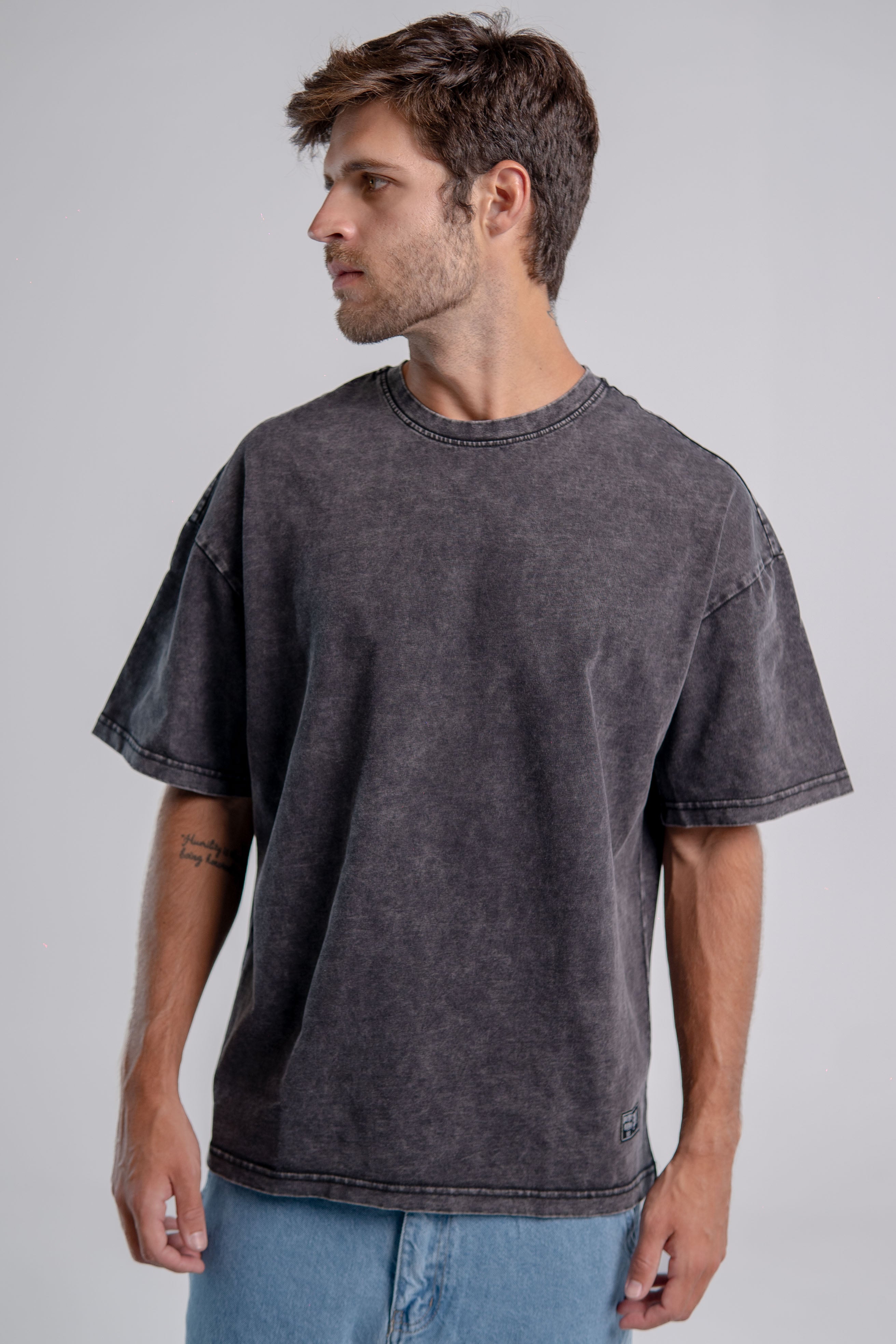 Crew Neck Over Size T-Shirt