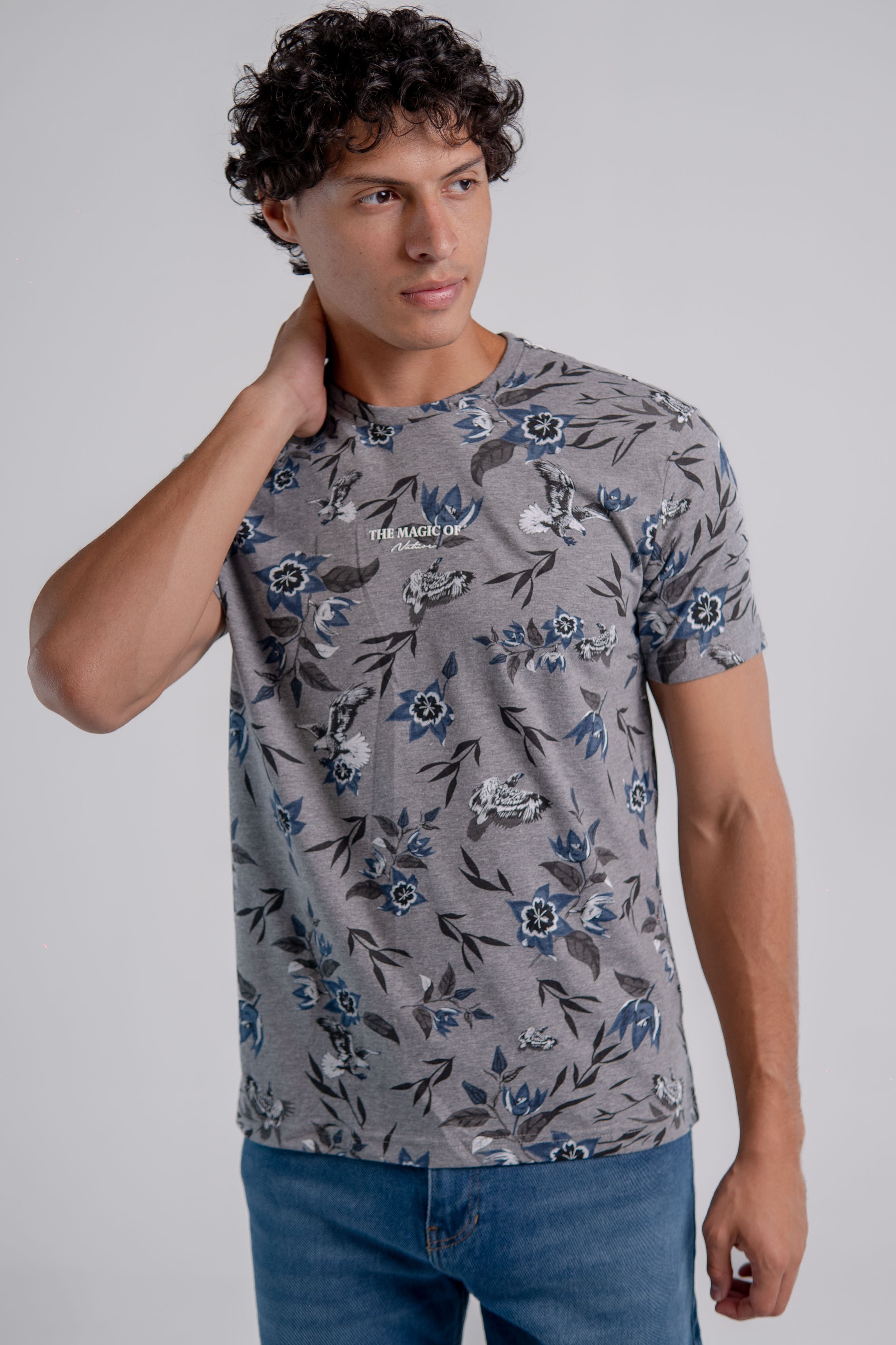 Crew Neck Printed T-shirt
