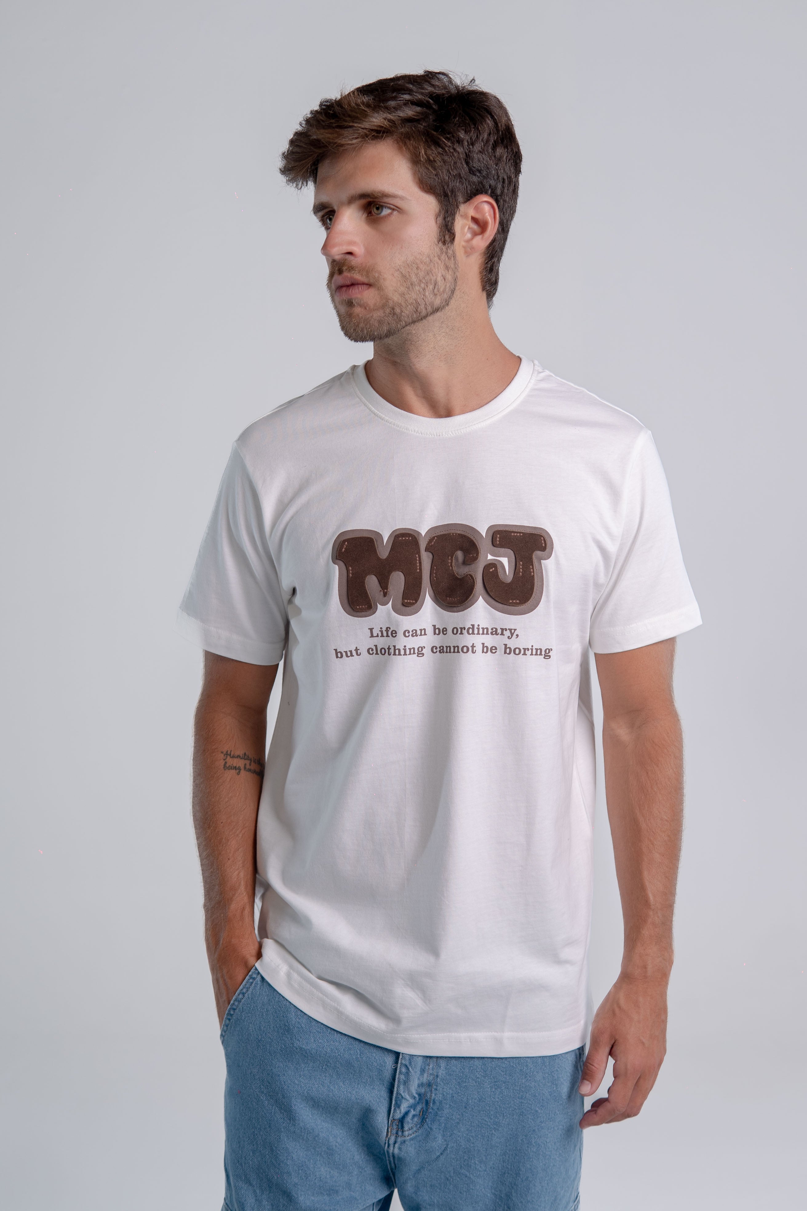 Crew Neck Printed T-shirt