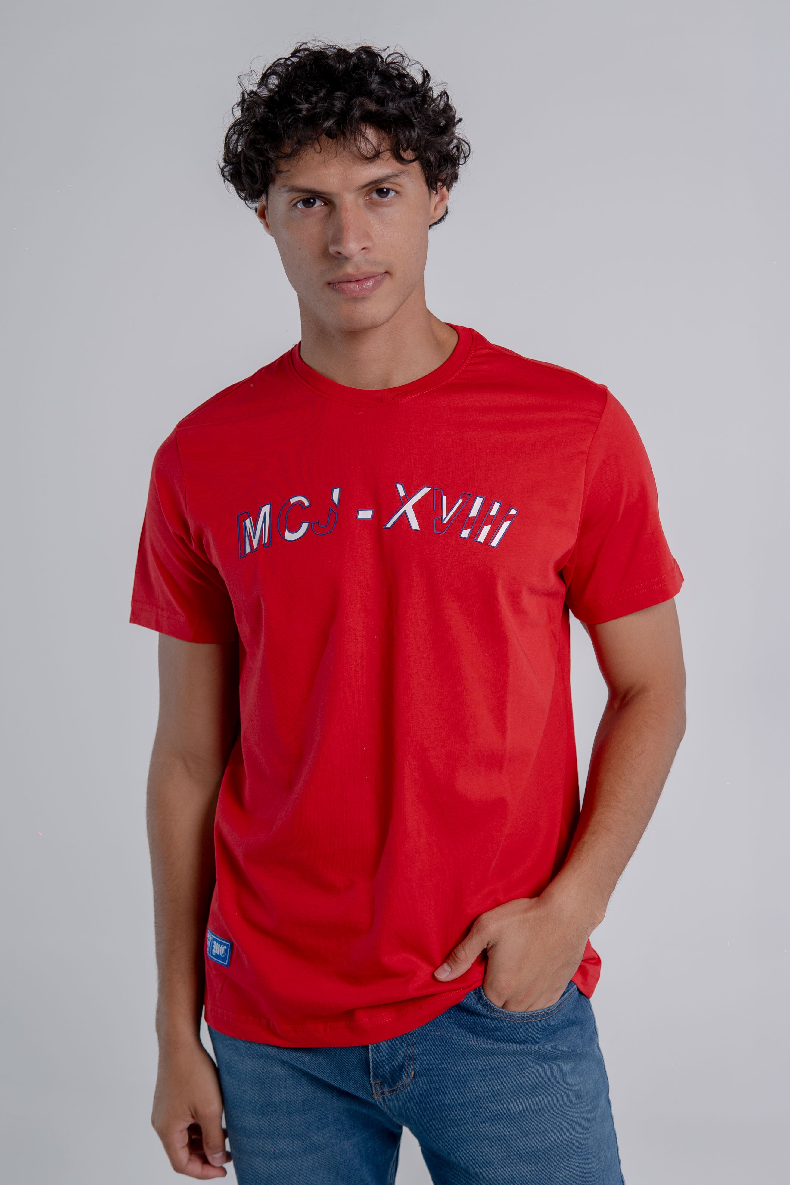 Crew Neck Printed T-shirt
