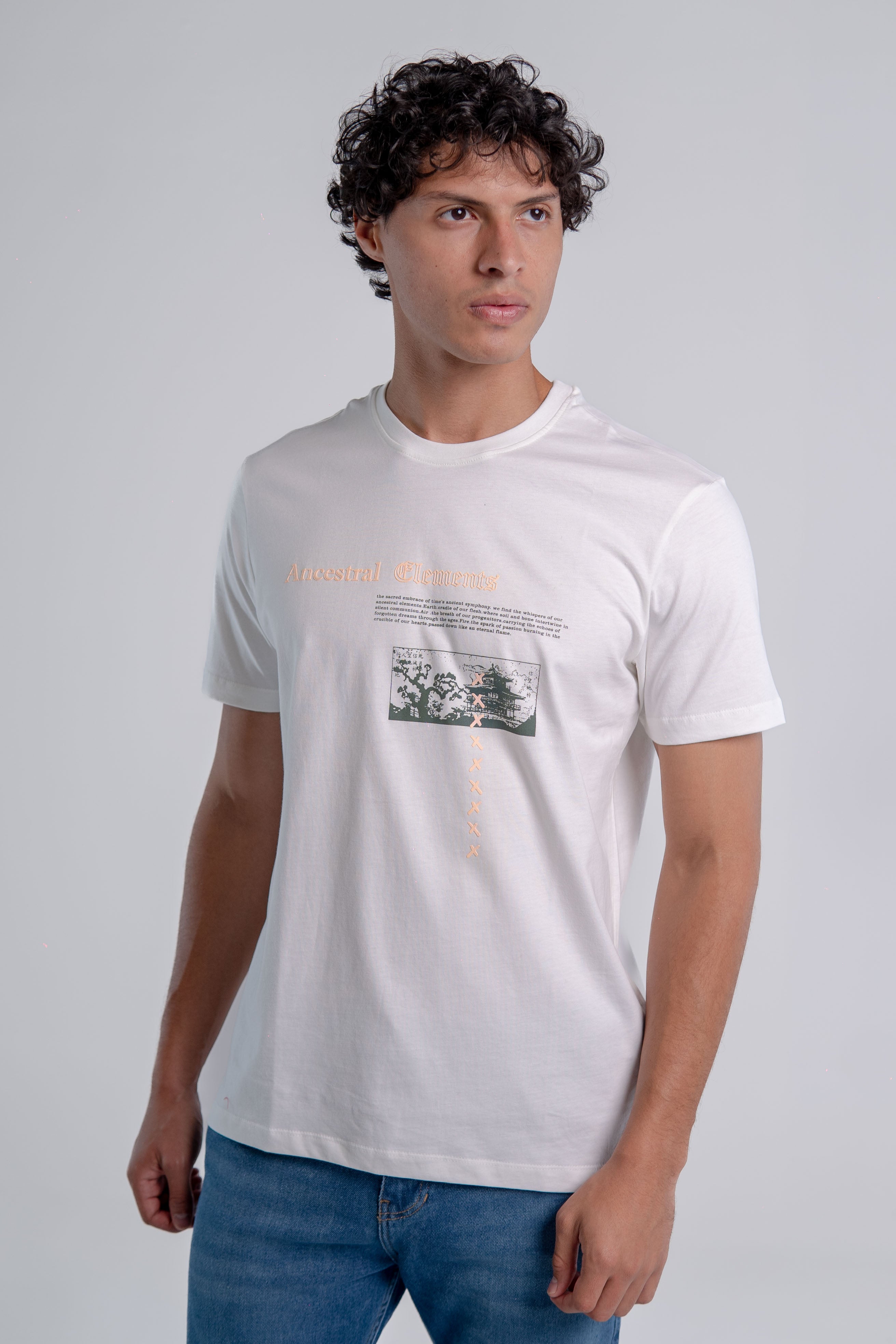 Crew Neck Printed T-shirt