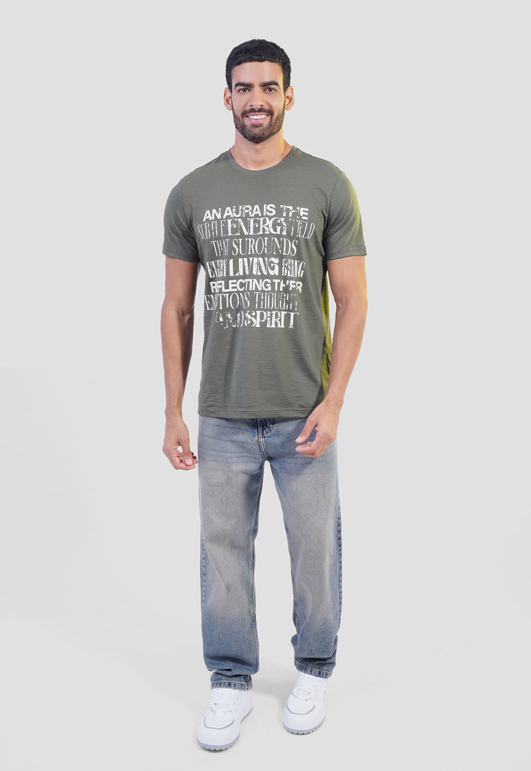 Crew Neck Printed T-Shirt